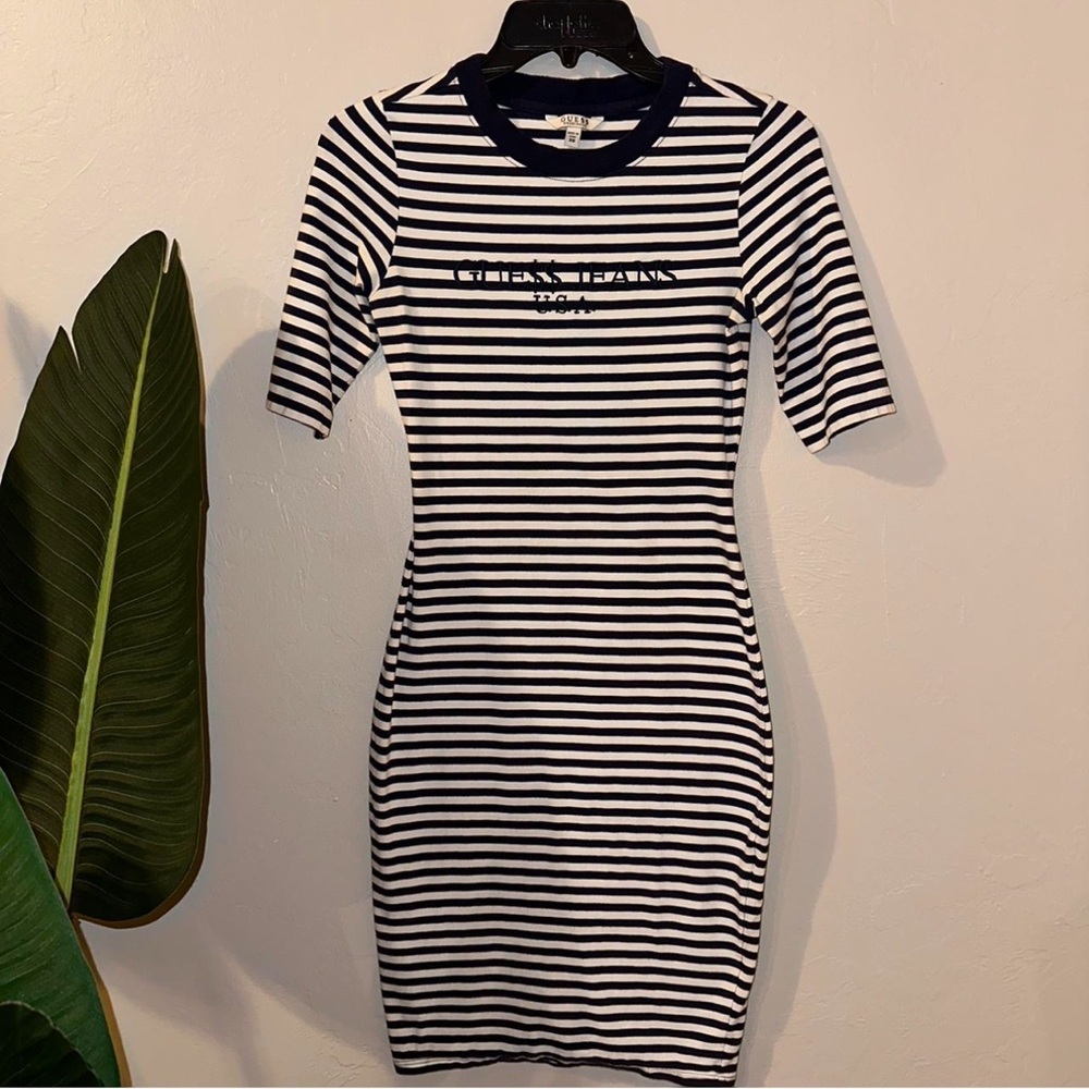 ASAP Rocky x Guess Womens Striped XS Dress